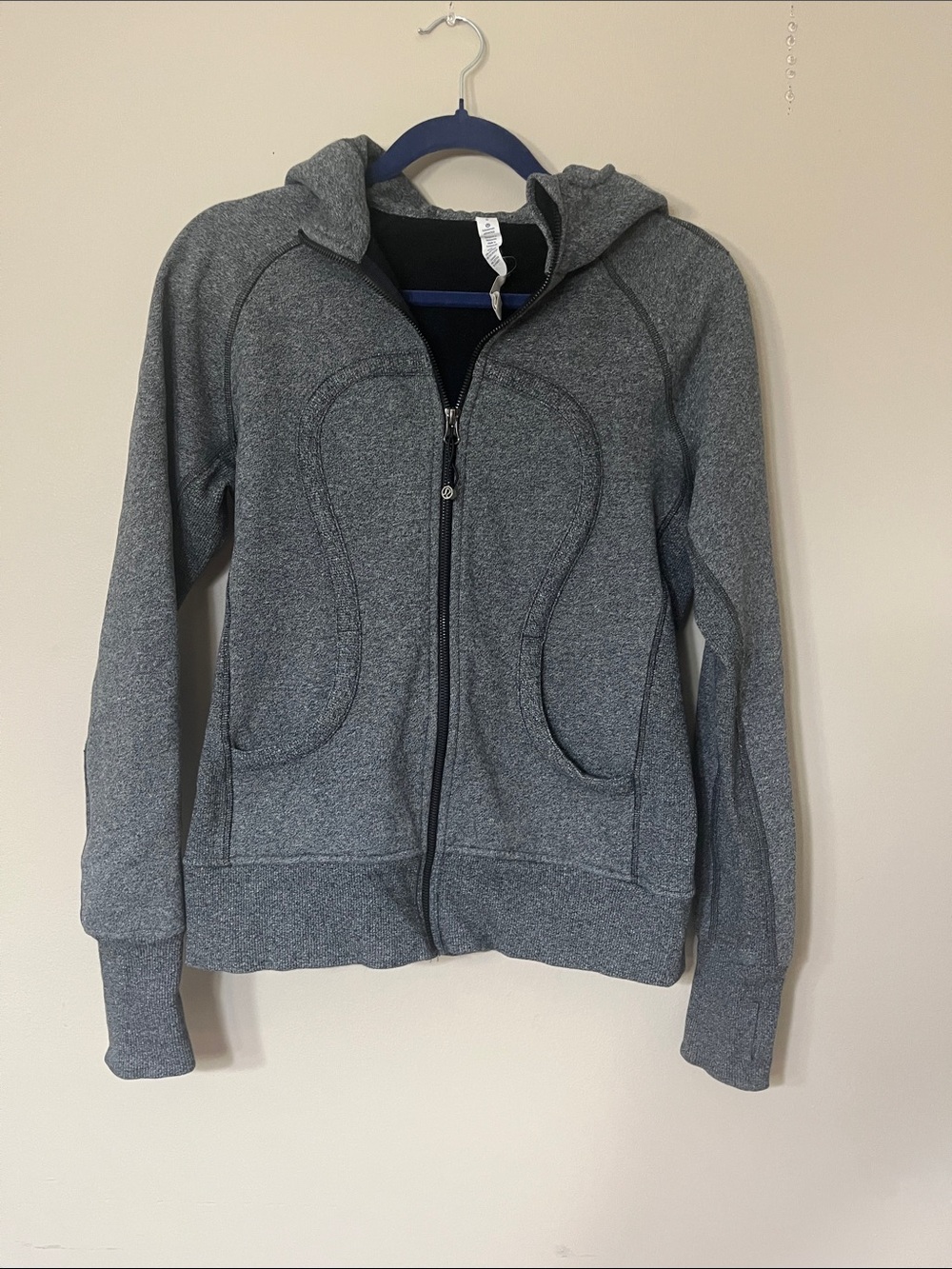 lululemon athletica Gray Zip-Up Hoodie Jacket